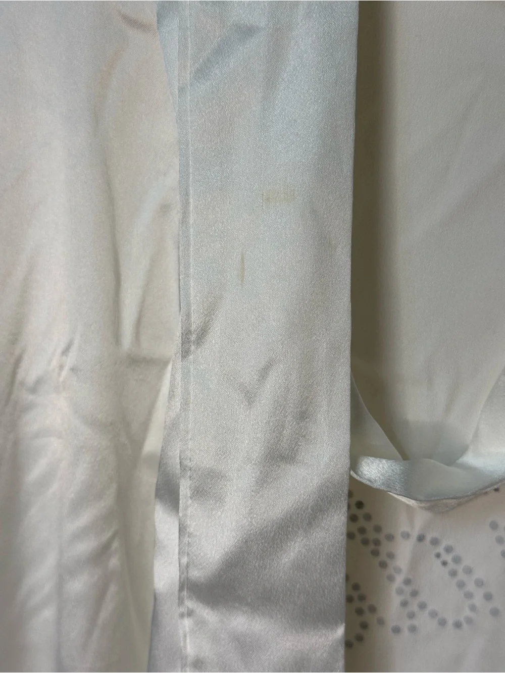 Victorias Secret Bride Robe Rhinestone White